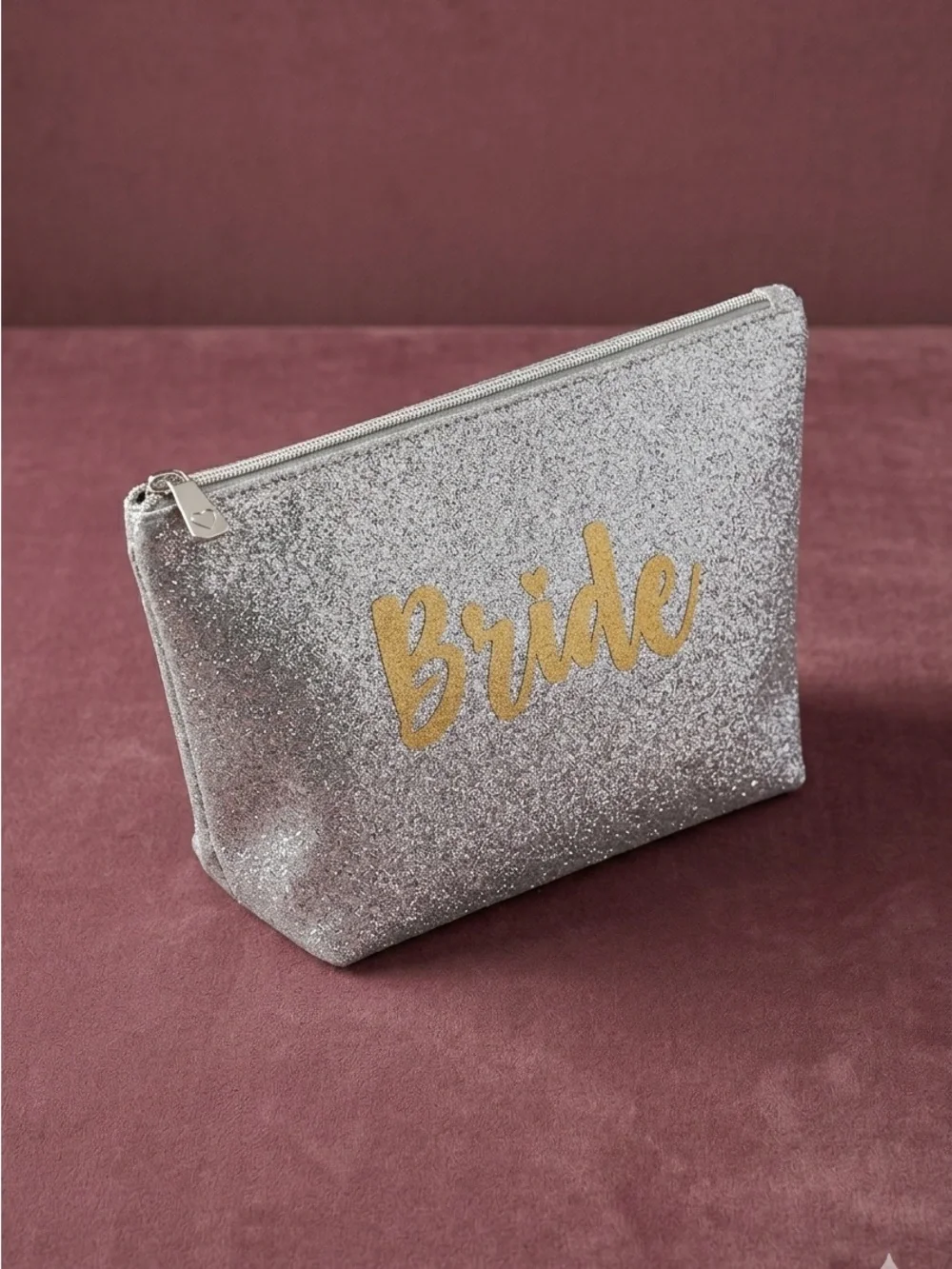 Bride Glitter Makeup Bag New wristlet